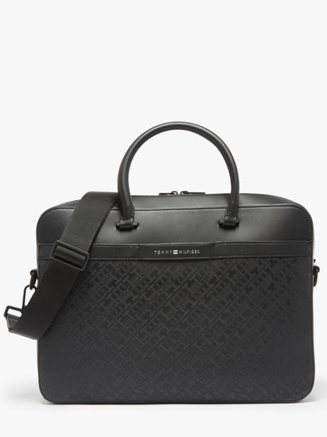Documententas Tommy hilfiger Zwart monogram AM13104