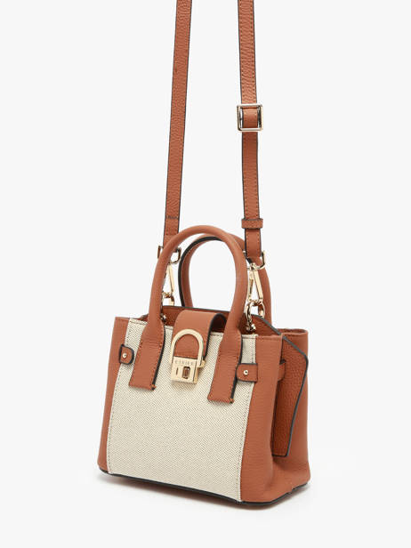 Handtas Xs Equestre Toile Etrier Bruin equestre toile EEQS142X ander zicht 2
