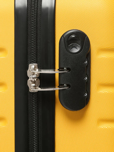 Harde Reiskoffer Valencia Travel Geel valencia L ander zicht 1