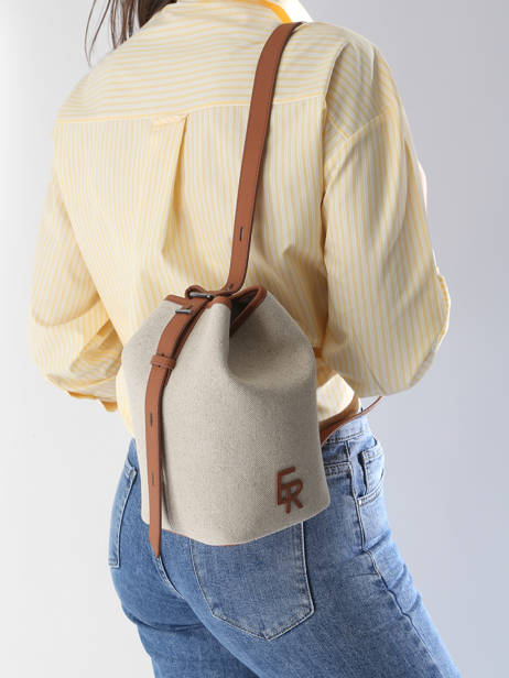 Cross Body Tas Rugzak S Cavalier Toile Etrier Beige cavalier toile ECLT126S ander zicht 2