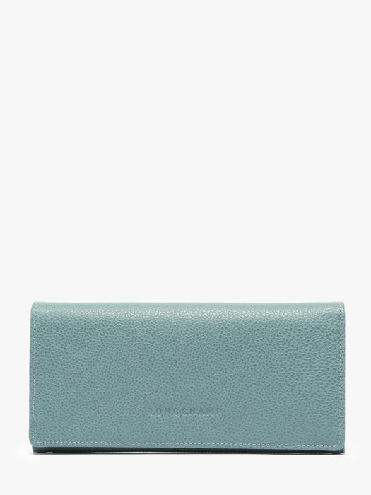 Longchamp Le foulonné Portefeuille Blauw