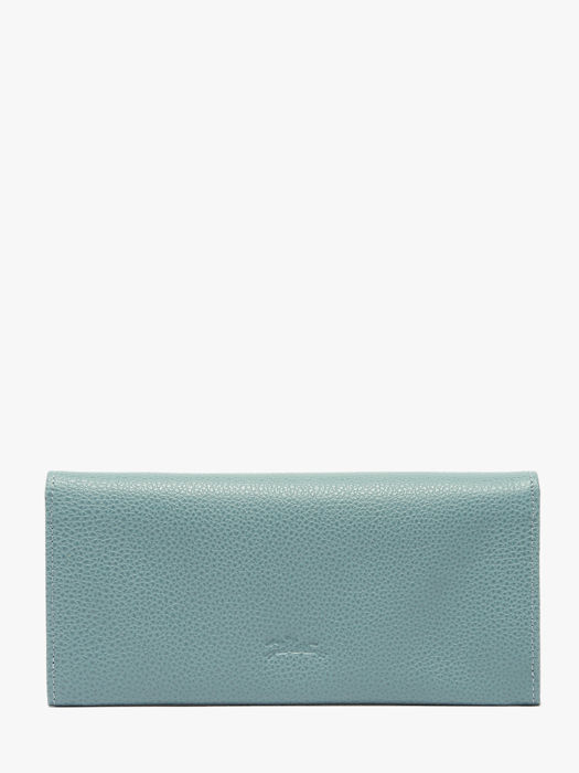 Longchamp Le foulonné Portefeuille Blauw