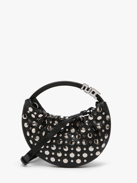 Cross Body Tas Domino Leder En Studs Sonia rykiel Zwart domino MA002S1S ander zicht 5