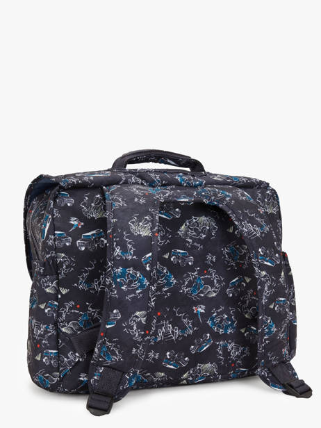 Boekentas 1 Compartiment Kipling Blauw back to school / pbg PBGI3652 ander zicht 4