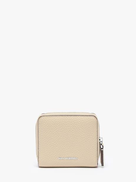 Portefeuille Ikon Pebble Karl lagerfeld Beige k ikon A1W32126 ander zicht 3