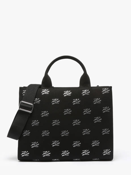 Cross Body Tas K Autograph Katoen Karl lagerfeld Zwart k autograph A1W50025