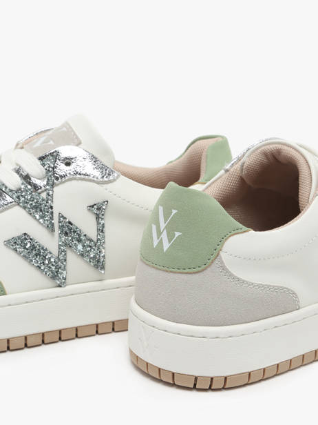 Sneakers Calie Vanessa wu Groen women BK2662VA ander zicht 3