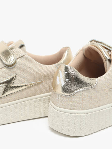Sneakers Summer Vanessa wu Goud women BK2650OR ander zicht 3