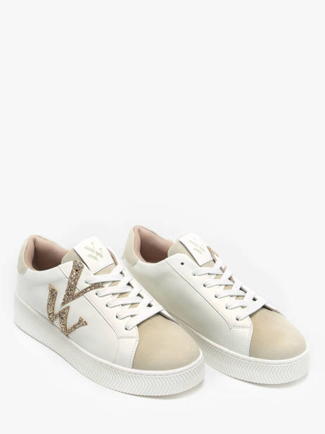 Sneakers Lou Vanessa wu Beige women BK2765BG ander zicht 2