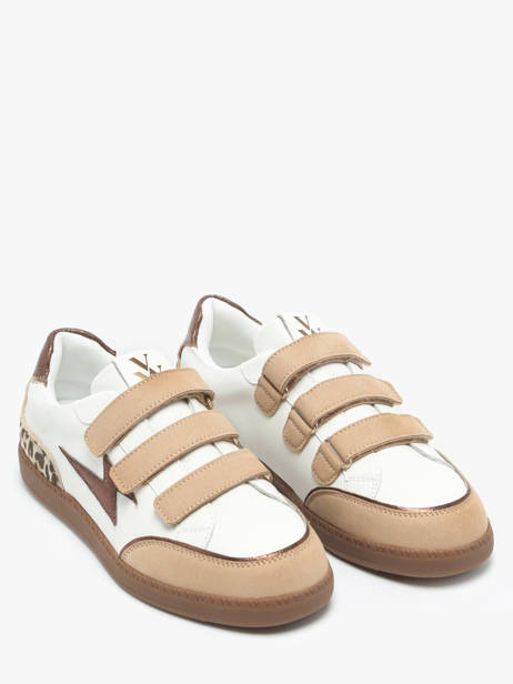 Sneakers Laurette Vanessa wu Beige women BK2785BG ander zicht 2