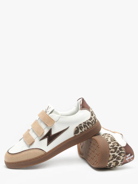 Sneakers Laurette Vanessa wu Beige women BK2785BG ander zicht 3