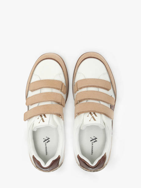 Sneakers Laurette Vanessa wu Beige women BK2785BG ander zicht 4