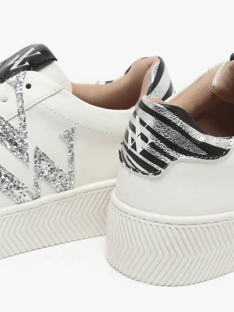 Sneakers Lou Vanessa wu Wit women BK2765ZE ander zicht 3