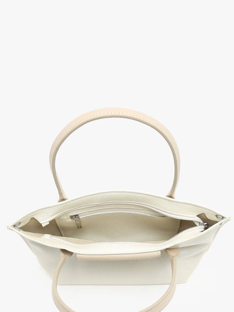 Cross Body Tas Maya Leder Lancaster Beige maya 88 ander zicht 3