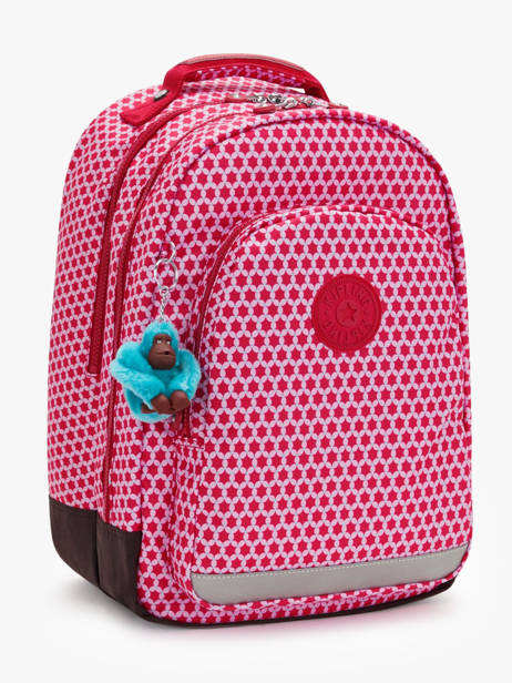 Rugzak 2 Compartimenten Kipling Rood back to school / pbg PBGI7090 ander zicht 2