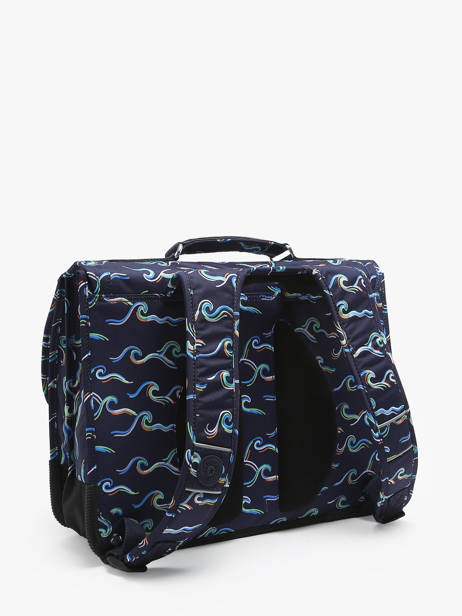 Boekentas 2 Compartimenten Kipling Blauw back to school / pbg PBGI6543 ander zicht 4