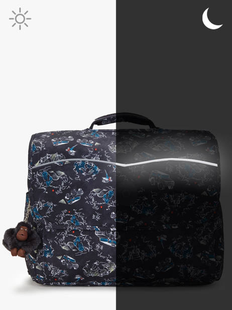 Boekentas 1 Compartiment Kipling Blauw back to school / pbg PBGI3652 ander zicht 5