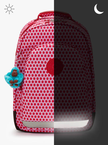 Rugzak 2 Compartimenten Kipling Rood back to school / pbg PBGI7090 ander zicht 5