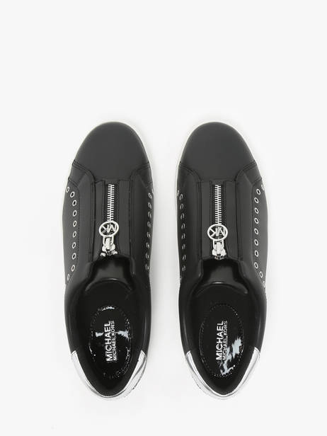 Sneakers Keaton Uit Leder Michael kors Zwart women EFP3L001 ander zicht 4