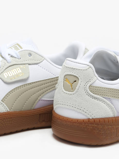 Sneakers Palermo Moda Uit Leder Puma Wit women 39772702 ander zicht 3