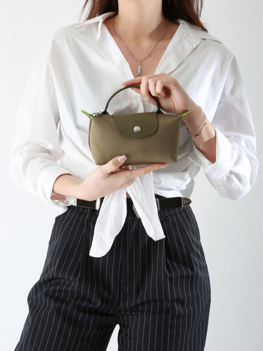 Longchamp Le pliage green Pochette/trousse Groen