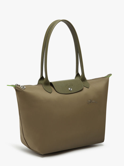 Longchamp Le pliage green Schoudertas Groen