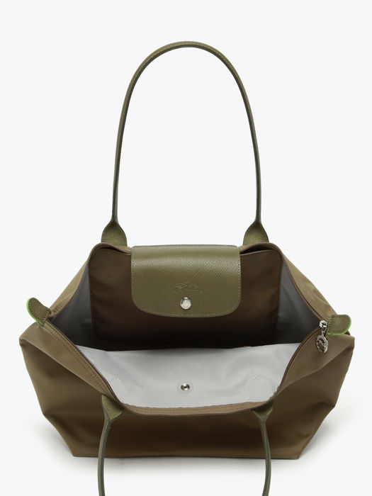Longchamp Le pliage green Schoudertas Groen