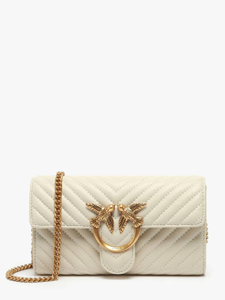 Cross Body Tas Love Bag Quilt Leder Pinko Beige love bag quilt A0GK