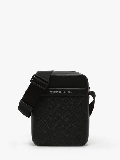 Cross Body Tas Tommy hilfiger Zwart monogram AM13307