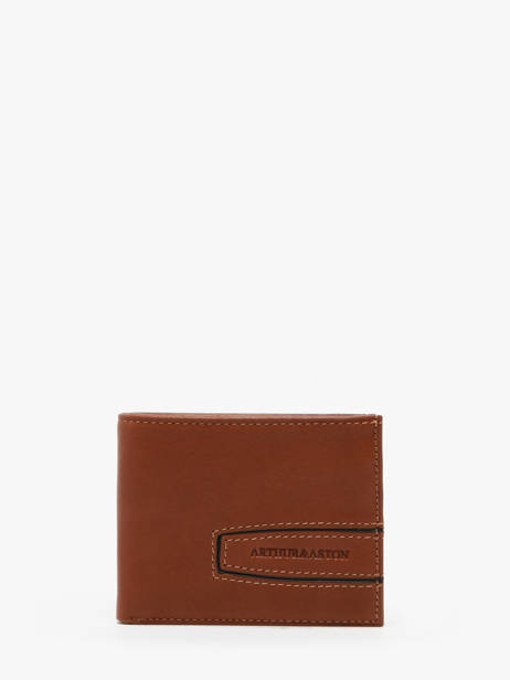 Portefeuille Leder Arthur & aston Bruin leon 488