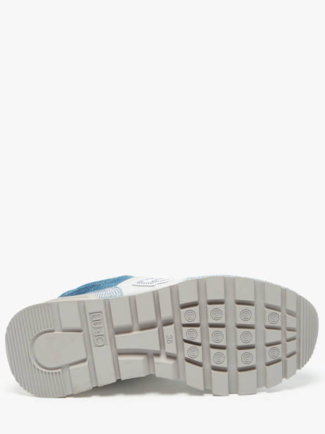 Sneakers Amazing 33 Uit Leder Liu jo Blauw women BA5051PX ander zicht 5