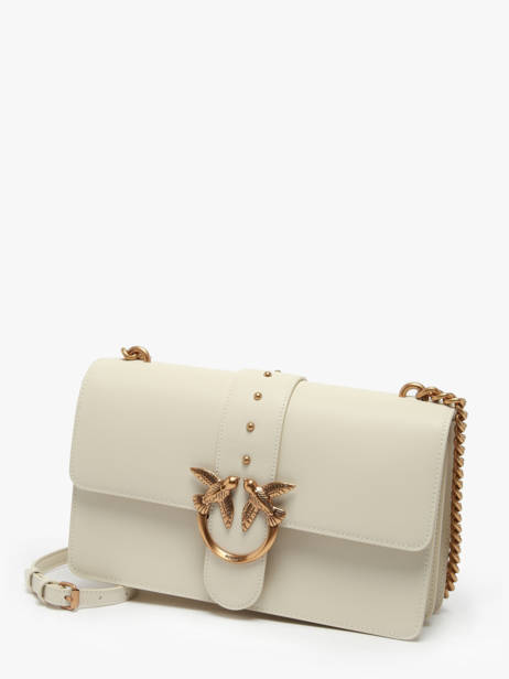 Cross Body Tas Love Bag Icon Leder Pinko Beige love bag icon A0F1 ander zicht 2
