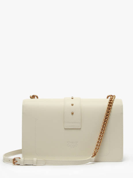 Cross Body Tas Love Bag Icon Leder Pinko Beige love bag icon A0F1 ander zicht 4