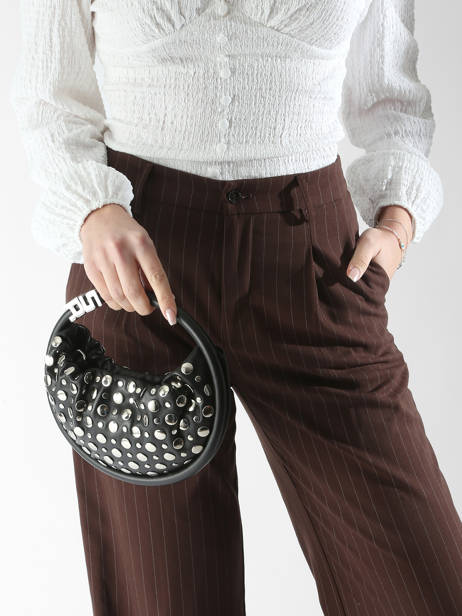 Cross Body Tas Domino Leder En Studs Sonia rykiel Zwart domino MA002S1S ander zicht 1