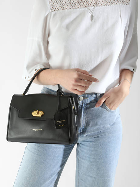 Handtassen Donna Grace Leder Lancaster Zwart donna grace 70 ander zicht 1