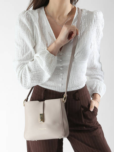 Cross Body Tas Milano Leder Lancaster Beige milano horizon sophie 47 ander zicht 1