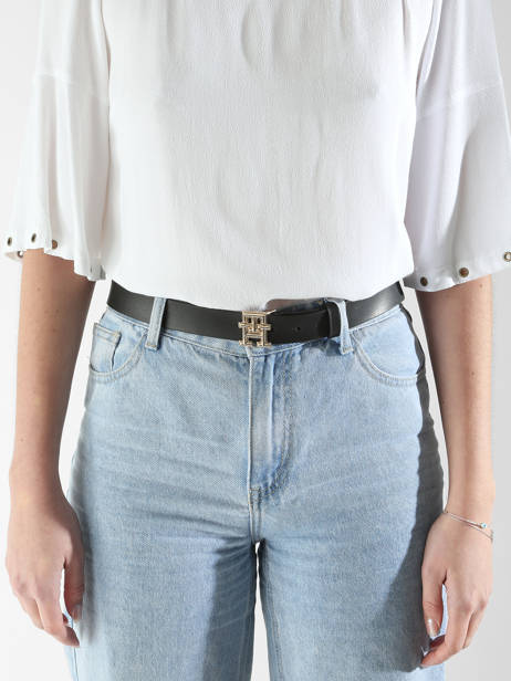 Riem Tommy hilfiger Zwart belt AW17281 ander zicht 1