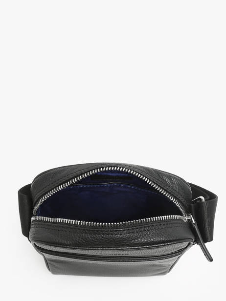 Cross Body Tas Le tanneur Zwart charles TCHA2200 ander zicht 3