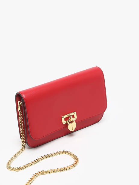 Avondtas Tanner Heart Padlock Leder Lauren ralph lauren Rood tanner 32962115 ander zicht 2