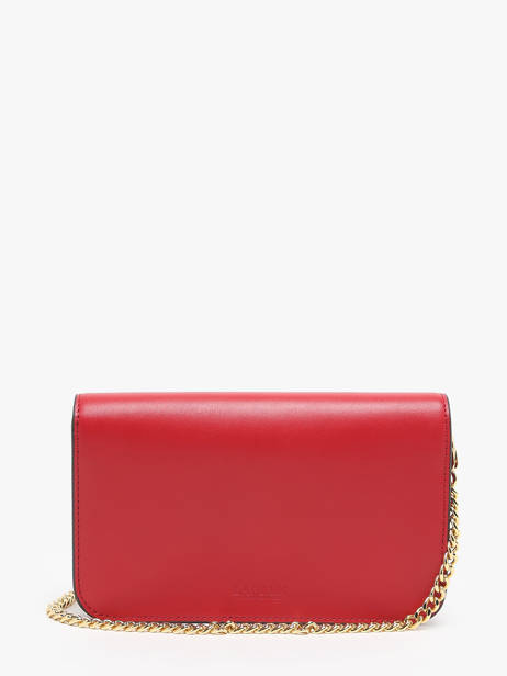 Avondtas Tanner Heart Padlock Leder Lauren ralph lauren Rood tanner 32962115 ander zicht 4