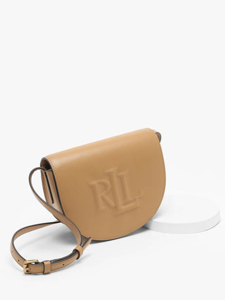 Cross Body Tas Anstey Leder Lauren ralph lauren Beige anstey 31950130 ander zicht 2