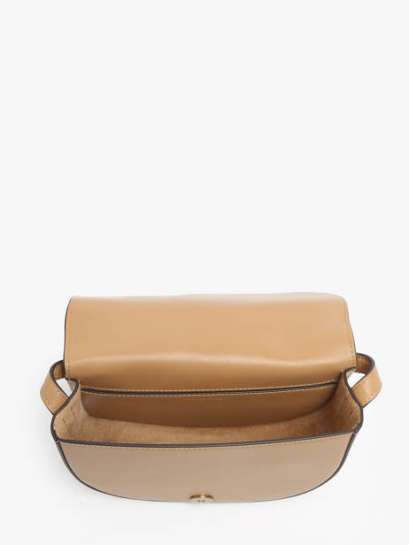 Cross Body Tas Anstey Leder Lauren ralph lauren Beige anstey 31950130 ander zicht 3