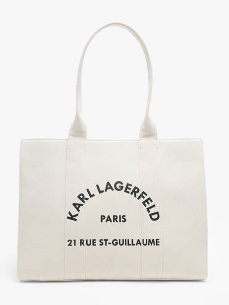 Schoudertas Rsg Katoen Karl lagerfeld Wit rsg A1W50009