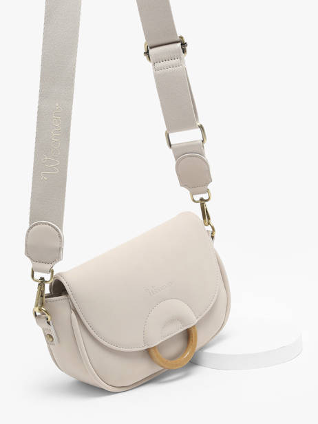 Cross Body Tas S Crocus Woomen Beige crocus WCRO03 ander zicht 2