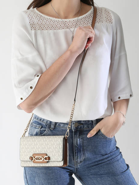 Cross Body Tas Heather Michael kors Beige heather F2G7HC1B ander zicht 1