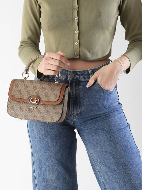 Cross Body Tas Orlina Logo Guess Bruin orlina logo SG954020 ander zicht 1
