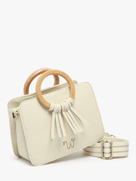 Crossbody Tas Camomille Woomen Beige camomille WCAO1S ander zicht 2