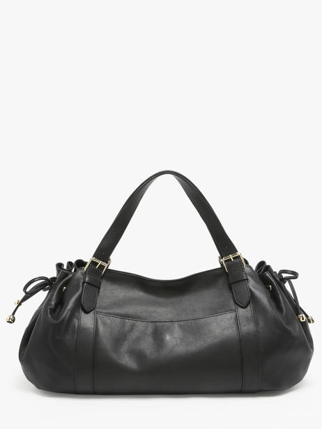 Schoudertas Icone Leder Gerard darel Zwart icone DBS30410 ander zicht 4