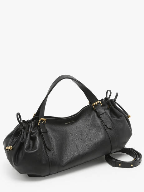 Schoudertas Premium Leder Gerard darel Zwart premium DBS61424 ander zicht 2