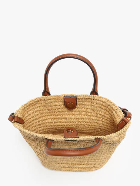 Handstas S Brie Raffia En Leder Lauren ralph lauren Beige brie 31962120 ander zicht 3
